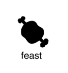 アクティビティピクトグラム 黒色（個別スタンプ：24）