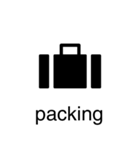 アクティビティピクトグラム 黒色（個別スタンプ：26）