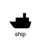 アクティビティピクトグラム 黒色（個別スタンプ：34）