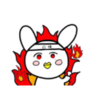 独特なうさ鳥さん。（個別スタンプ：8）