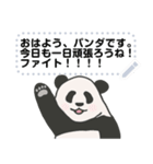 熊猫パンダ メッセージスタンプ（個別スタンプ：1）