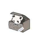 熊猫パンダ メッセージスタンプ（個別スタンプ：7）