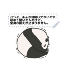 熊猫パンダ メッセージスタンプ（個別スタンプ：10）
