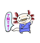 MOFUPAQKIN Cats＆Axolotl＆Goldfish（個別スタンプ：6）