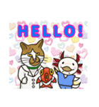MOFUPAQKIN Cats＆Axolotl＆Goldfish（個別スタンプ：9）