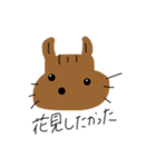 流行に乗るリスち（個別スタンプ：1）