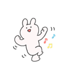 楽しいシンプルなうさぎ（個別スタンプ：40）