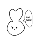 虚無うさちゃん♡（個別スタンプ：2）