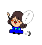 ボブヘアーちゃん2（個別スタンプ：1）