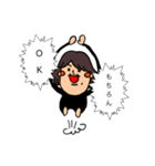 ボブヘアーちゃん2（個別スタンプ：10）