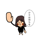 ボブヘアーちゃん2（個別スタンプ：11）