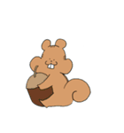 リスくんのスタンプ（個別スタンプ：30）
