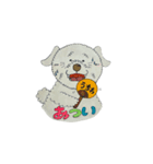 愛しのモフモフ犬！（個別スタンプ：4）