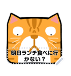 オレンジ猫のメッセージ(JP)（個別スタンプ：23）