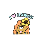 HAWAIIAN LOCO GIRL Stiker（個別スタンプ：8）