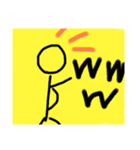 使いやすいポップ棒人間スタンプ（個別スタンプ：11）
