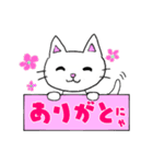 しろねこミーちゃん♪（個別スタンプ：8）
