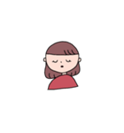 かわいいボブ子（個別スタンプ：4）