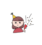 かわいいボブ子（個別スタンプ：16）