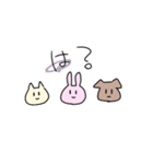 ねこうさわんこ（個別スタンプ：6）