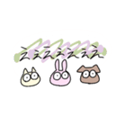 ねこうさわんこ（個別スタンプ：20）