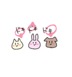 ねこうさわんこ（個別スタンプ：22）