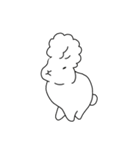 ウサギの日課。（個別スタンプ：4）
