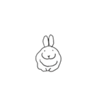 ウサギの日課。（個別スタンプ：9）