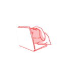ウサギの日課。（個別スタンプ：12）
