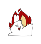 ウサギの日課。（個別スタンプ：13）
