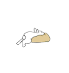 ウサギの日課。（個別スタンプ：17）