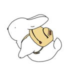 ウサギの日課。（個別スタンプ：18）