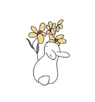 ウサギの日課。（個別スタンプ：19）