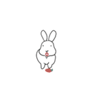 ウサギの日課。（個別スタンプ：20）