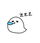ゆるめの白いおばけ（個別スタンプ：7）