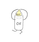 ミルクくん。(日本語バージョン)（個別スタンプ：12）