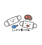 2枚のマスクさん（個別スタンプ：17）