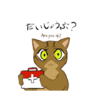 キジトラ＆ハチワレ（個別スタンプ：15）