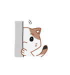 シンプル三毛猫スタンプ（個別スタンプ：39）