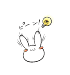 お茶目なうさぎ（個別スタンプ：1）