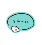 しあわせはこぶ♡ターコイズブルー（個別スタンプ：9）