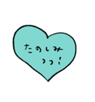 しあわせはこぶ♡ターコイズブルー（個別スタンプ：28）