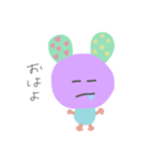 カラフルゆるゆるスタンプ（個別スタンプ：8）