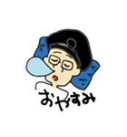 駅長似顔絵スタンプ（個別スタンプ：5）
