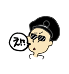 駅長似顔絵スタンプ（個別スタンプ：6）