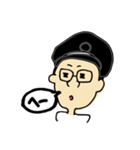 駅長似顔絵スタンプ（個別スタンプ：13）