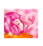 まろ眉女子2（個別スタンプ：4）