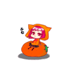 まろ眉女子2（個別スタンプ：8）