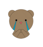 Round face animals（個別スタンプ：1）