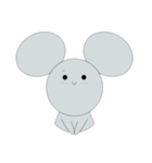 Round face animals（個別スタンプ：13）